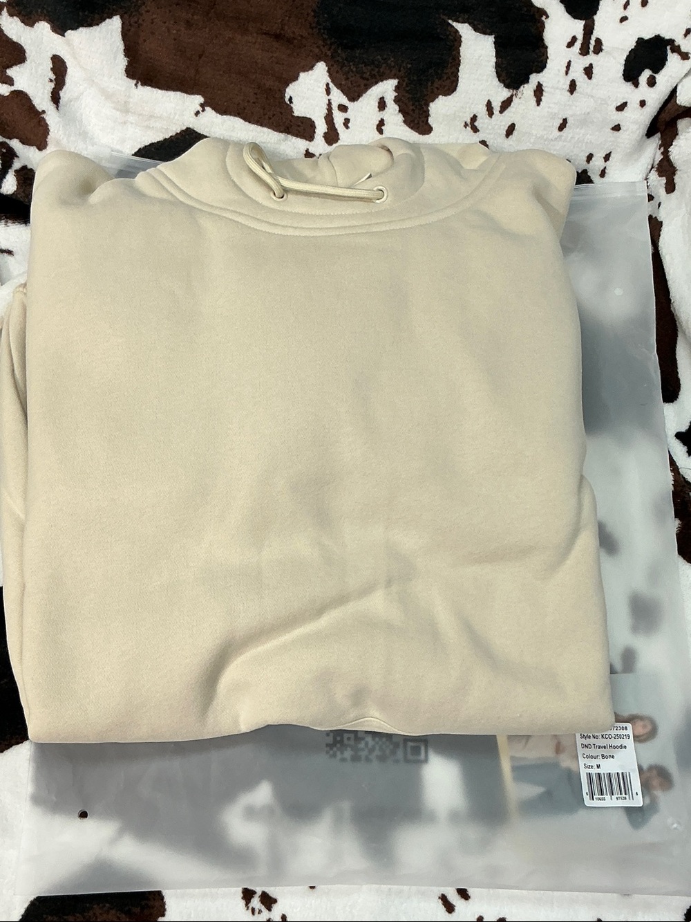 Women's Cream Pullover Hoodie - DND